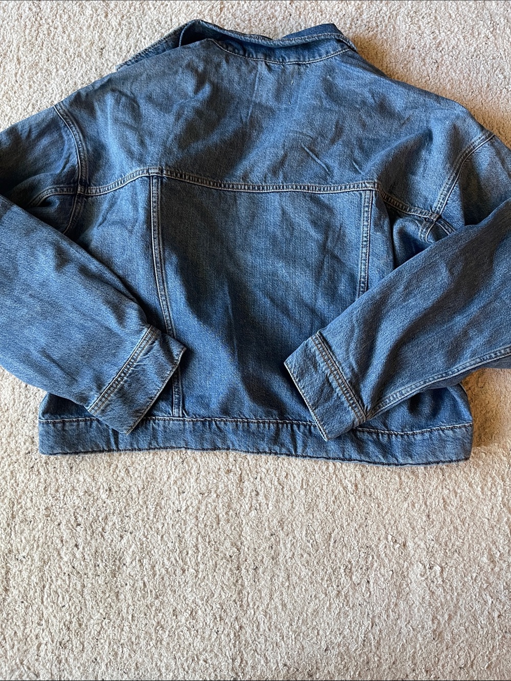 Reformation Rhodes Lived-In Denim Jacket - Picture 7 of 8